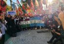 Argentina. Importante concentración solidaria con Palestina en Plaza de Mayo: se exigió el alto el fuego ya / Denunciaron el papel que juega la empresa israelí Mekorot y el apoyo de Milei al estado sionista