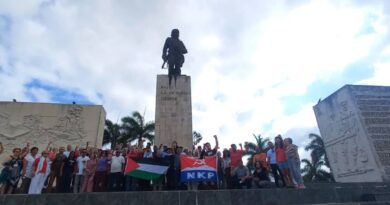 Cuba: Delegados del VIII Seminario Internacional por la Paz y la Abolición de las Bases Militares Extranjeras visitan el Complejo Monumental “Ernesto Che Guevara”