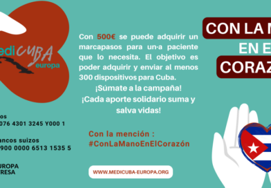 Campaña internacional “Con la mano al corazón” entregó los primeros 50 marcapasos en Cuba 