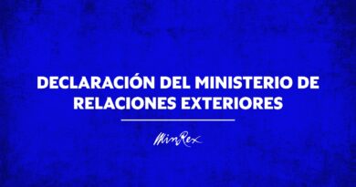 Declaración del MINREX