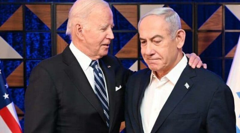 Biden, con Netanyahu, el 18 de octubre de 2023. DPA VÍA EUROPA PRESS