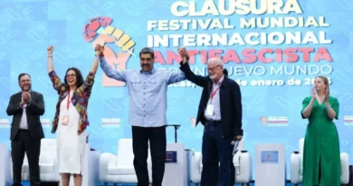 Venezuela: Finalizó en Caracas el Festival Mundial Antifascista, al son de la Internacional