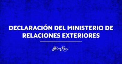 Declaración del Ministerio de Relaciones Exteriores de la República de Cuba