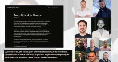 Handala publica información de arquitectos de Cúpula de Hierro de Israel