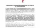 Pensamiento Crítico. Declaración de Nuestra América contra las agresiones de Estados Unidos a la República Bolivariana de Venezuela