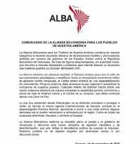 Pensamiento Crítico. Declaración de Nuestra América contra las agresiones de Estados Unidos a la República Bolivariana de Venezuela
