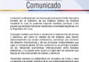 Comunicado de la República Bolivariana de Venezuela