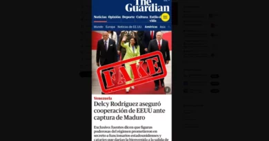 Miraflores denuncia nueva «fake news» destinada a deslegitimar el Gobierno de Venezuela