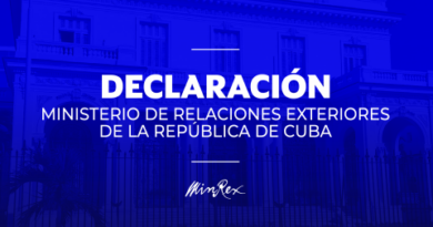 Cuba llama a detener la nueva agresión de Estados Unidos e Israel contra Irán