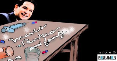 Rubio y su estrecha relación con las drogas