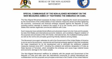 Bruno Rodríguez Parrilla: “Está aislada la política de asfixia de Estados Unidos sobre Cuba”