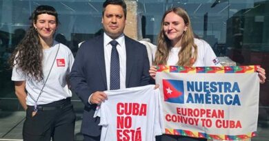 Parte hacia La Habana Convoy Europeo de Solidaridad con Cuba