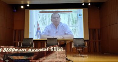 Intervención vía virtual de Fernando González Llort, presidente del ICAP, en la Conferencia internacional por la normalización de relaciones Estados Unidos-Cuba