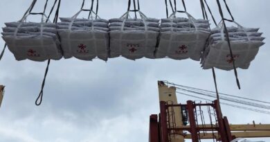 Cuba recibió un nuevo cargamento de arroz donado por la República Popular China