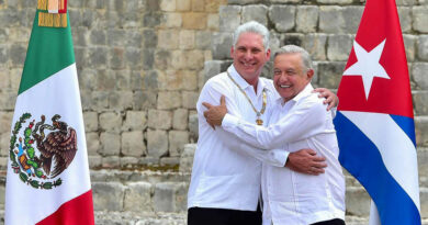 Díaz-Canel agradeció la solidaridad y acompañamiento mexicano a la heroica resistencia del pueblo cubano