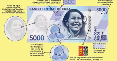 Introduce el Banco Central de Cuba dos nuevas denominaciones (2 mil y 5 mil pesos cubanos)
