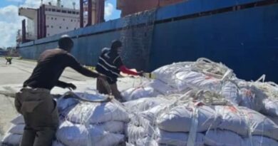 Se descargan en el Puerto de la Habana 15 mil toneladas de arroz provenientes de China.