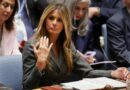 La primera dama estadounidense, Melania Trump, preside una reunión del Consejo de Seguridad de la ONU en Nueva York