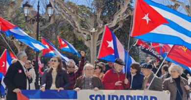 Claman por toda España: «Cuba no está sola»