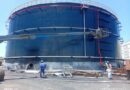 Avanzan las acciones de soldadura y pintura en uno de los tanques de la base de supertanqueros de Matanzas