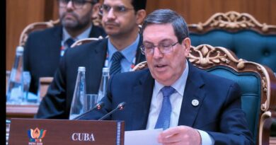 Cuba denuncia en reunión de los BRICS la amenaza de una agresión militar directa de EE.UU. y los efectos del bloqueo brutal