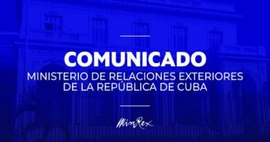 Comunicado del Ministerio de Relaciones Exteriores de Cuba sobre la Nueva Orden Ejecutiva de Trump