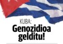 “Kuba: Genozidioa Gelditu”, concentración urgente en Bilbao
