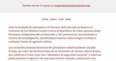Manifiesto «No a la agresión militar contra Cuba» es respaldo en universidades y comunidad científica del Estado español