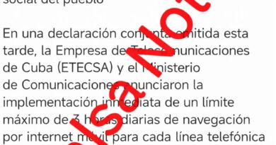 Ministerio de Comunicaciones desmiente restricción de tres horas diarias de internet móvil en Cuba