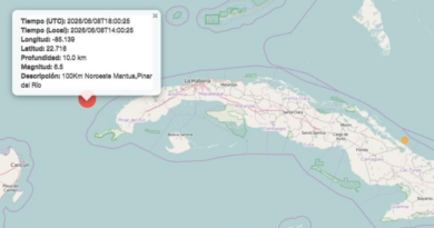 Reportan un temblor en el Occidente de Cuba y en Yucatán