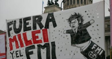 Argentina: Brutal represión en la marcha contra la ley de extranjerización