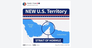 Trump califica el estrecho de Ormuz como «nuevo territorio de EE.UU.»