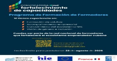 Inicia el proceso de selección para el Programa de Formación de Formadores para el acompañamiento a NAE en Cuba