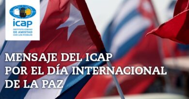 Mensaje del ICAP por el “Día Internacional de la Paz”