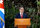 Denuncia Bruno Rodríguez daños del bloqueo genocida de EEUU contra Cuba