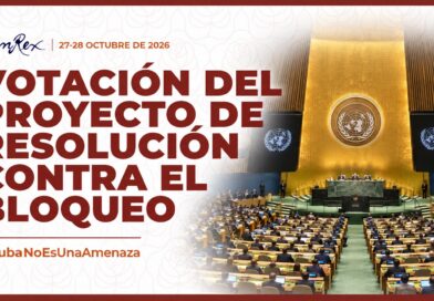 Siga en vivo el debate sobre el bloqueo contra Cuba en la Asamblea General de la ONU